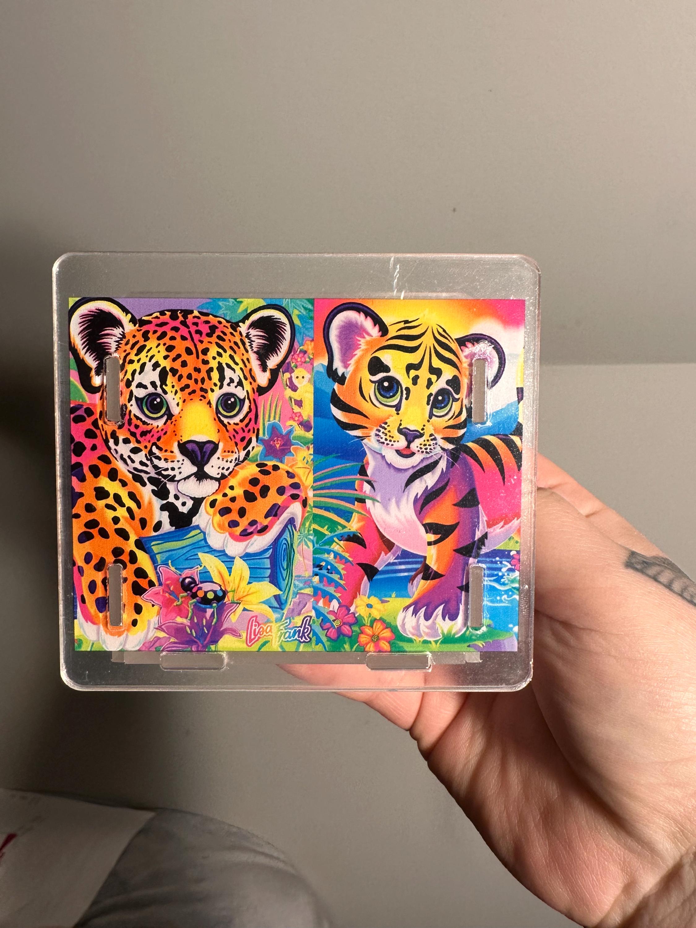 LF inspired 90s Rainbow Leopard and Cheetah Pen Holder